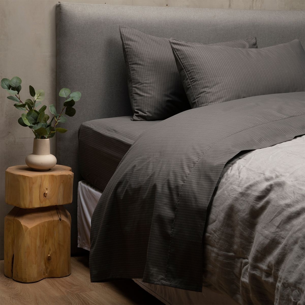 BASEMENT HOME - Juego de Sábanas Polialgodón 180 Hilos Estampado