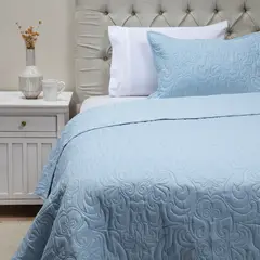 ROBERTA ALLEN - Cubrecama Quilt Paisley Beige con Funda de Almohada
