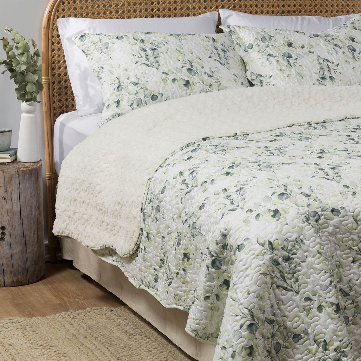 TEXTIL VIÑA - Cubrecama Chiporro Salvia Textil Viña