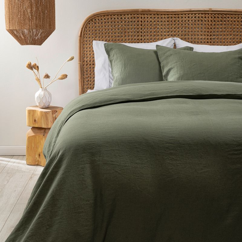 BASEMENT HOME - Funda Plumón 100% Lino Mus King Basement Home