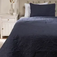 ROBERTA ALLEN - Cubrecama Quilt Paisley con Funda de Almohada