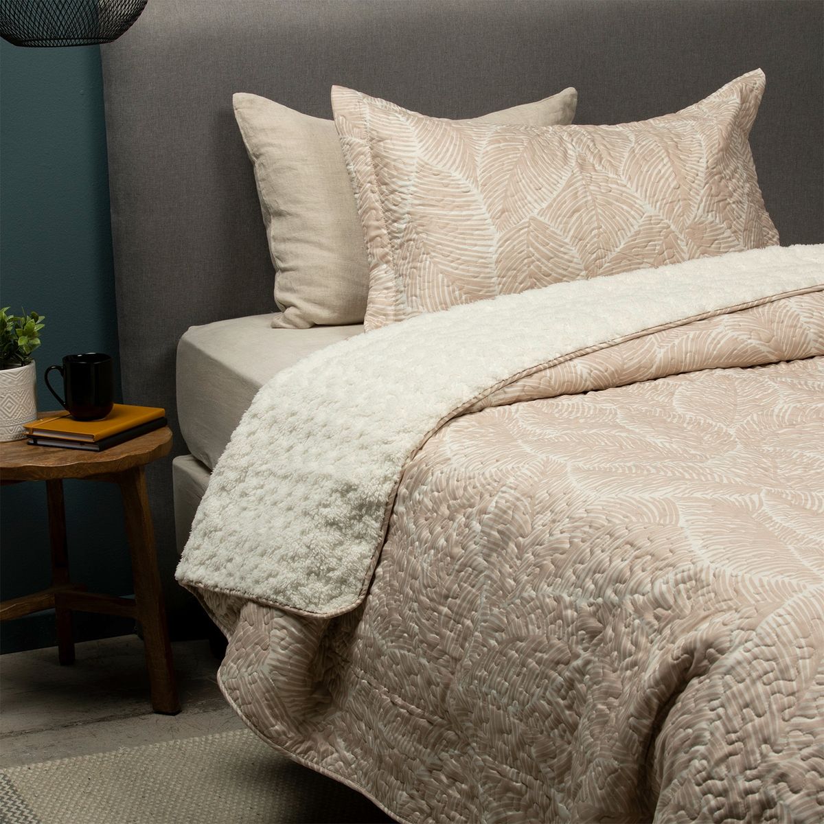 TEXTIL VIÑA - Cubrecama Chiporro Quilt Vina Sherpa Mayo Textil Vina