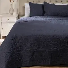 ROBERTA ALLEN - Cubrecama Quilt Paisley Beige con Funda de Almohada