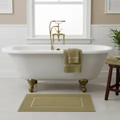 BASEMENT HOME - Piso De Baño Combed 100% Algodón 50x70 Cm