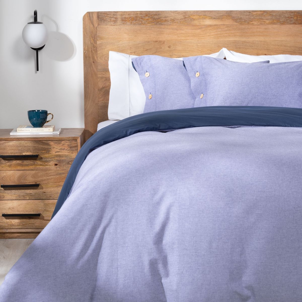 BASEMENT HOME - Funda de Plumón Classic Az Algodón Basement Home