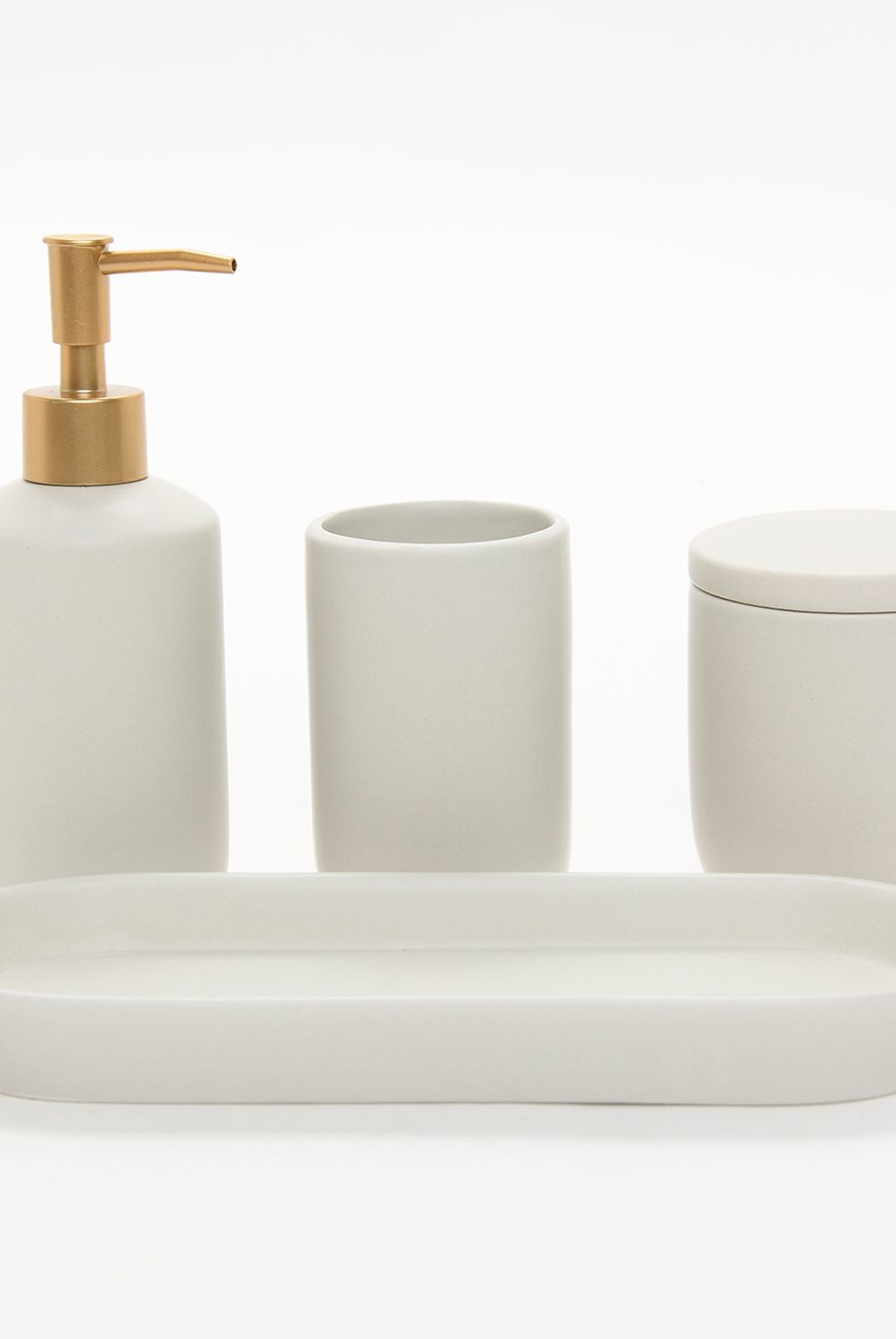 ROBERTA ALLEN - Set Accesorios de Baño Roberta Allen Mármol 4 Piezas