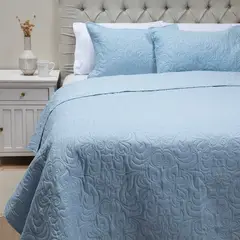ROBERTA ALLEN - Cubrecama Quilt Paisley Beige con Funda de Almohada