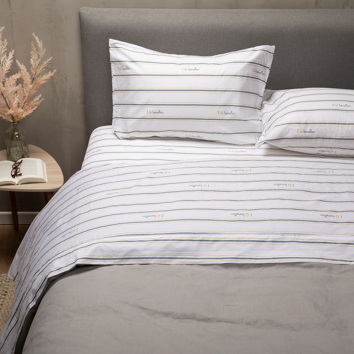 BENETTON - Benetton Juego De Sabanas Algodón 180 Hilos Estampado