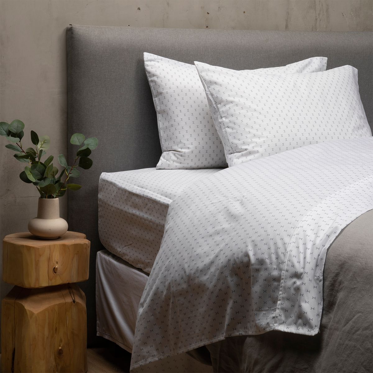 BASEMENT HOME - Juego de Sábanas Polialgodón 180 Hilos Atlanta