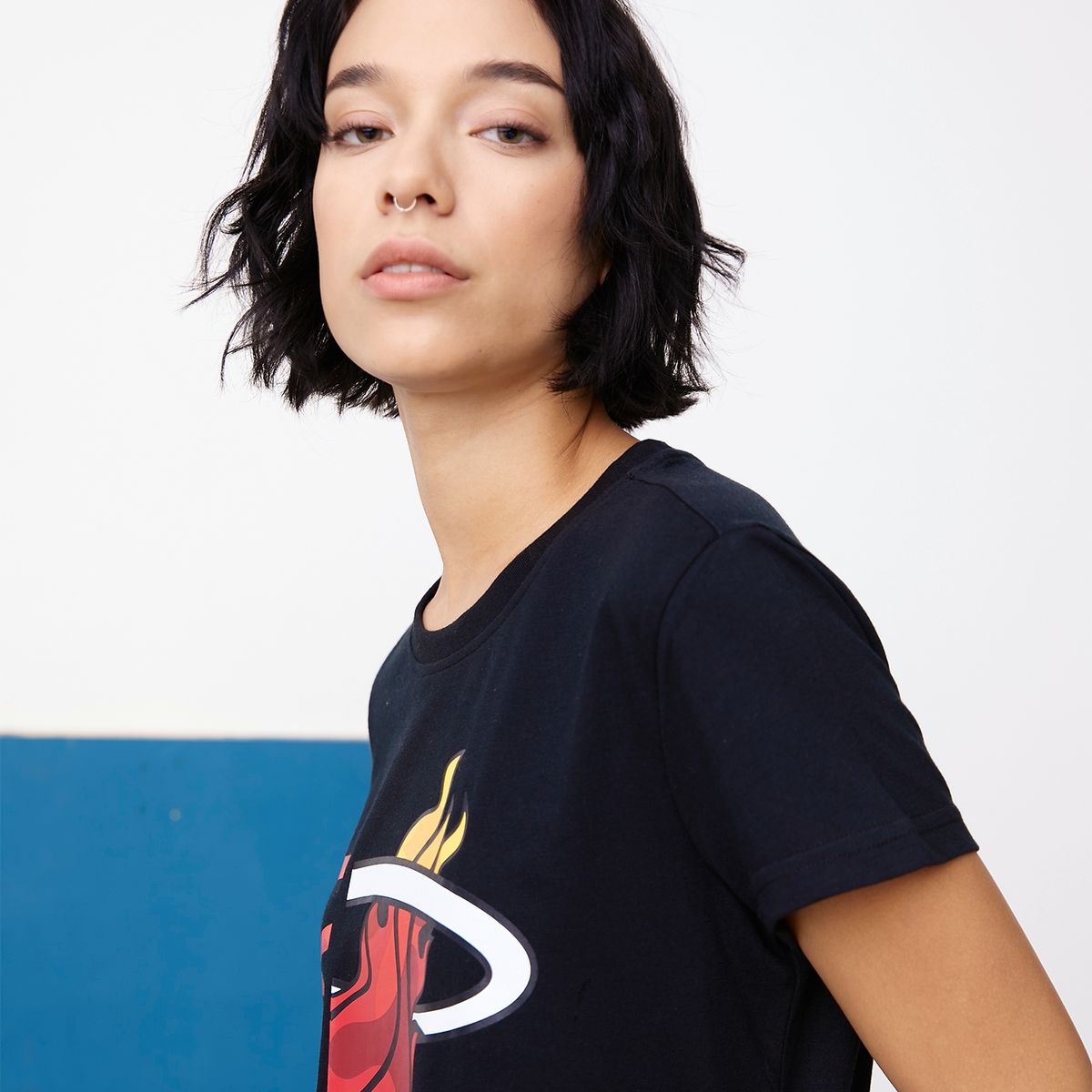 NBA - Polera Manga Corta Mujer Nba