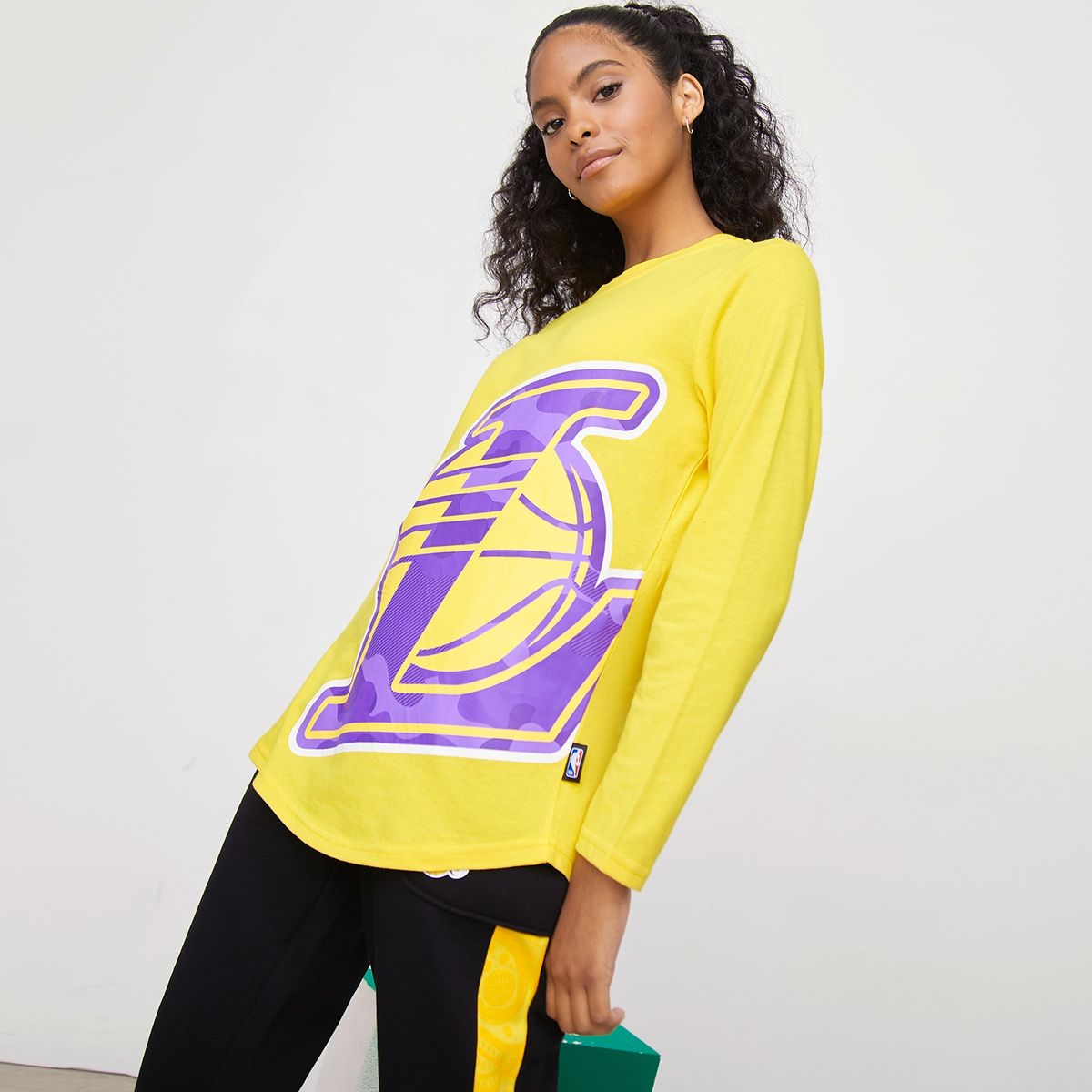 NBA - Polera Manga Larga Mujer Nba