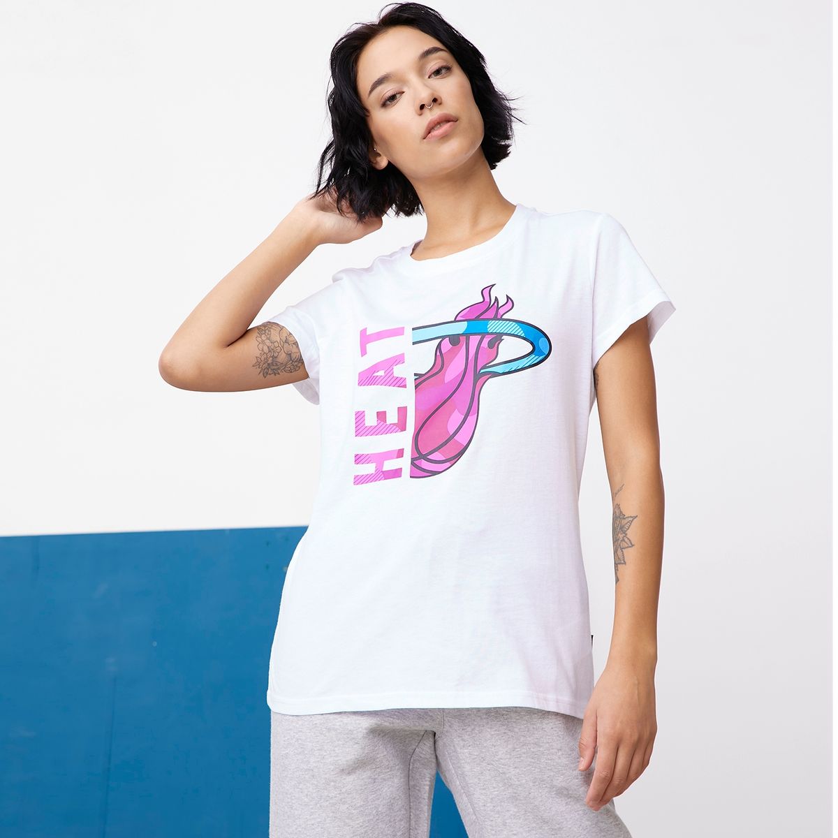 NBA - Polera Manga Corta Mujer Nba