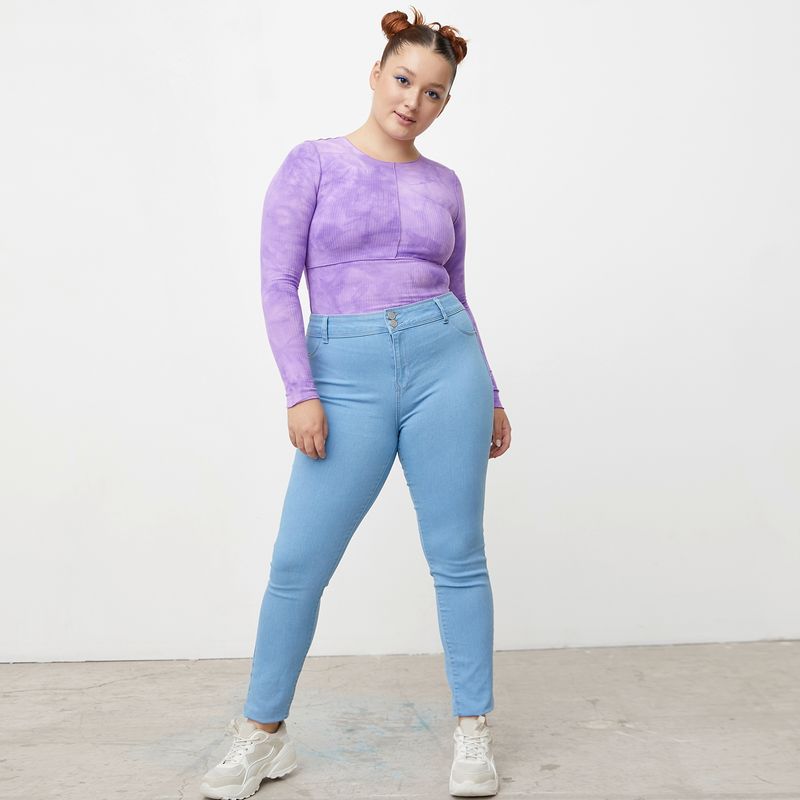 SYBILLA - Jeans Skinny  Molly Plus Tiro Medio Mujer Sybilla