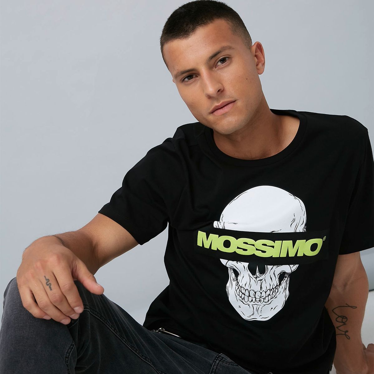 MOSSIMO - Mossimo Polera Manga Corta Algodón Hombre