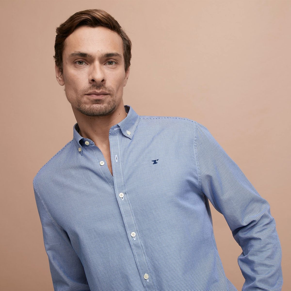 WOLF&HANK - Wolf & Hank Camisa Manga Larga Oxford Slim Fit Hombre