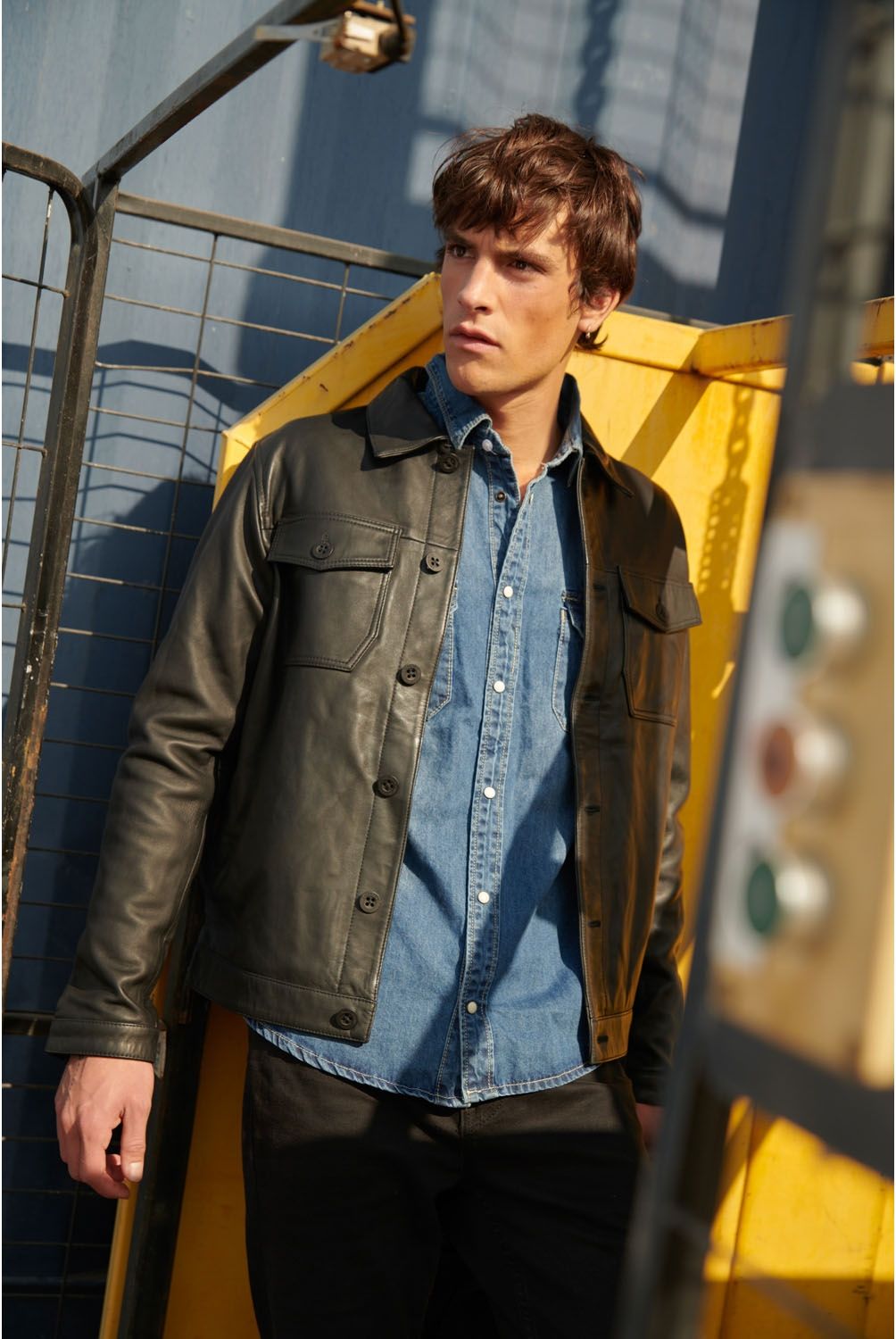 AMERICANINO - Americanino Chaqueta De Cuero Hombre