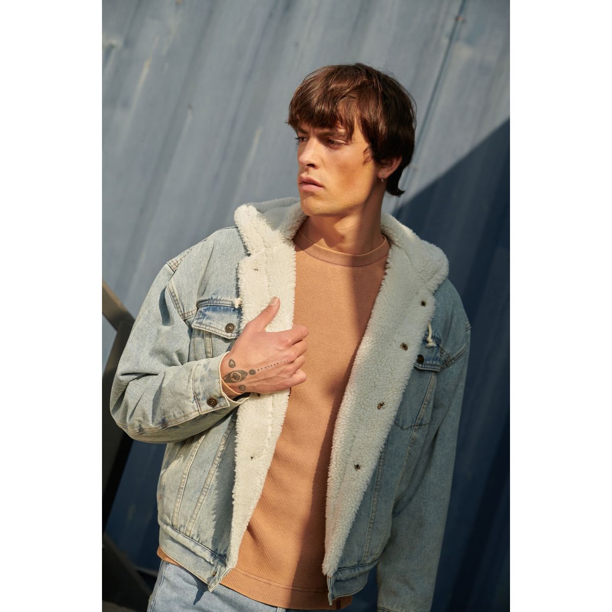 AMERICANINO - Chaqueta Denim Hombre