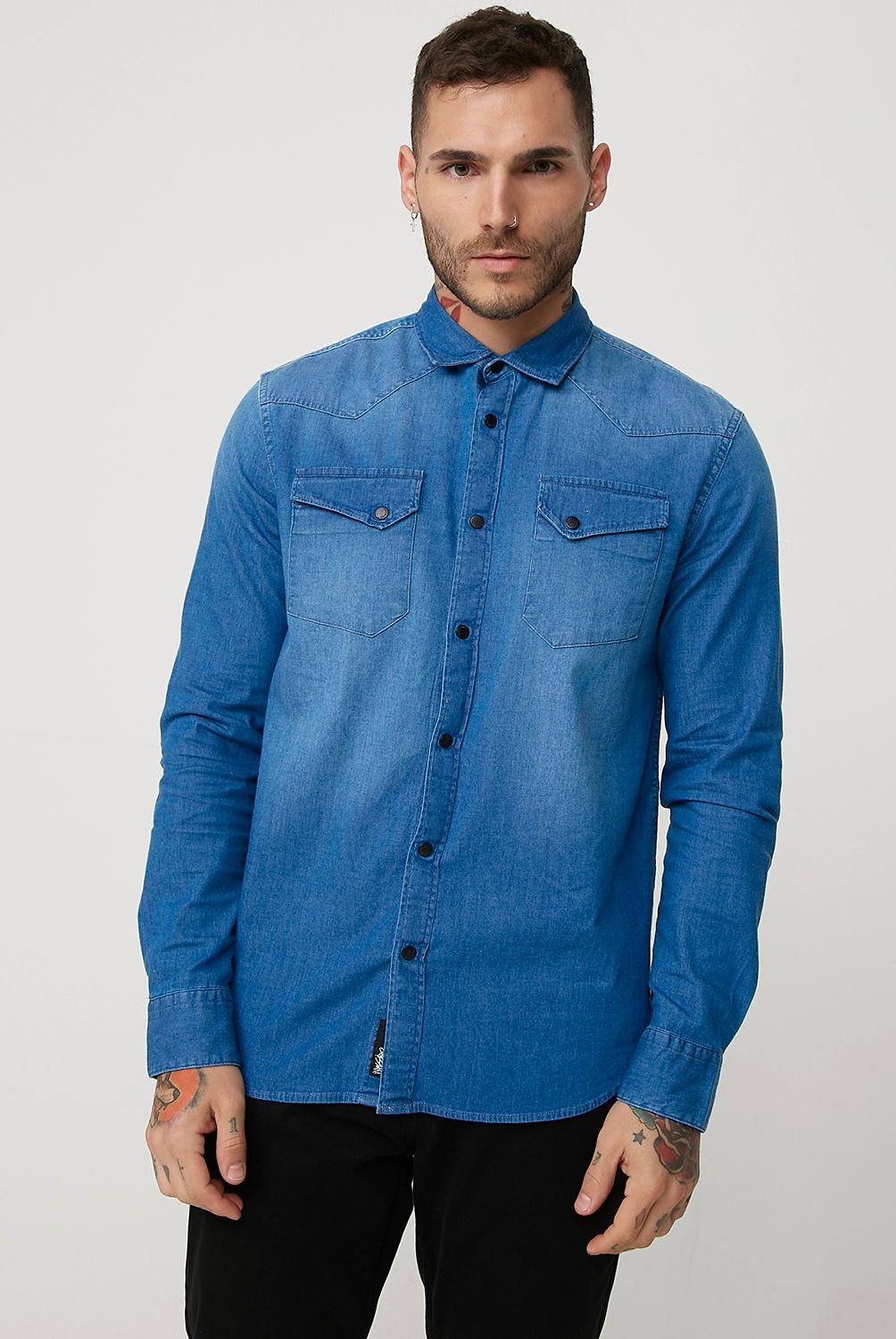 MOSSIMO - Mossimo Camisa De Vestir Hombre