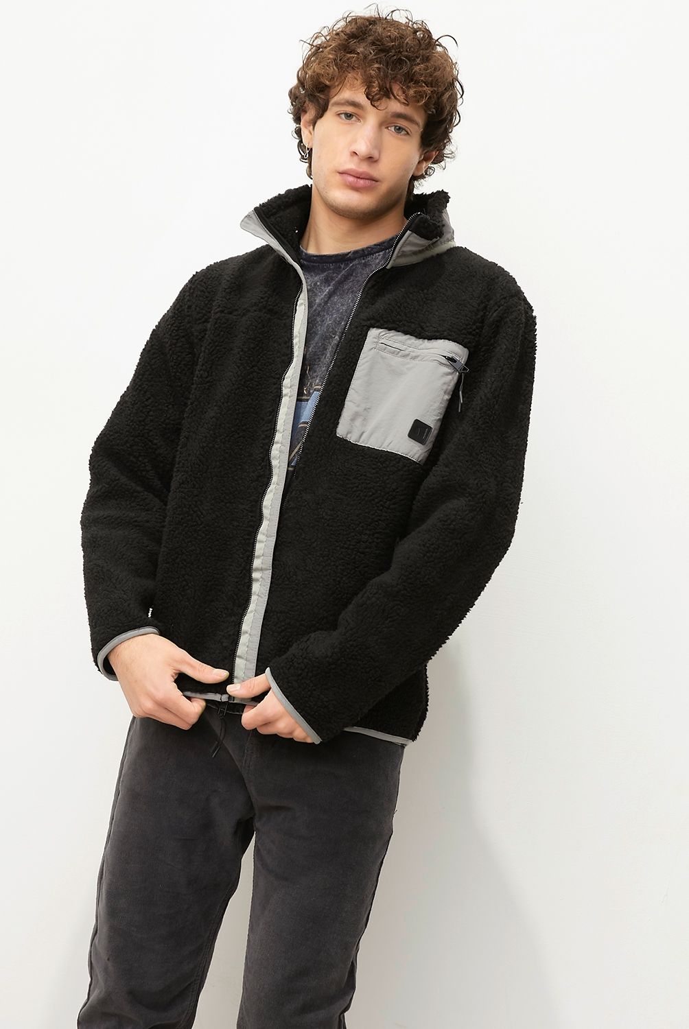 AMERICANINO - Americanino Polar Polar con Cierre 100% Polyester Sherpa Hombre