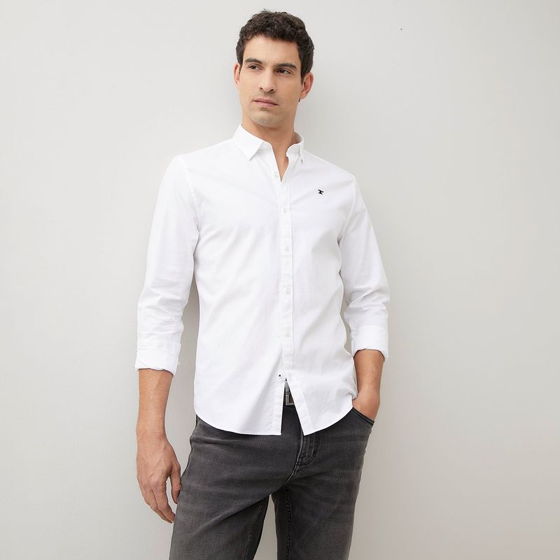 WOLF&HANK - Camisa Manga Larga Algodón Slim Fit Hombre Wolf&Hank