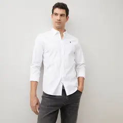 WOLF&HANK - Camisa Manga Larga Algodón Slim Fit Hombre