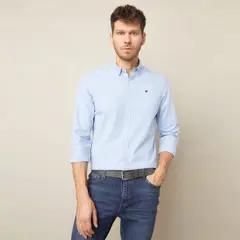 WOLF&HANK - Camisa Manga Larga Algodón Slim Fit Hombre