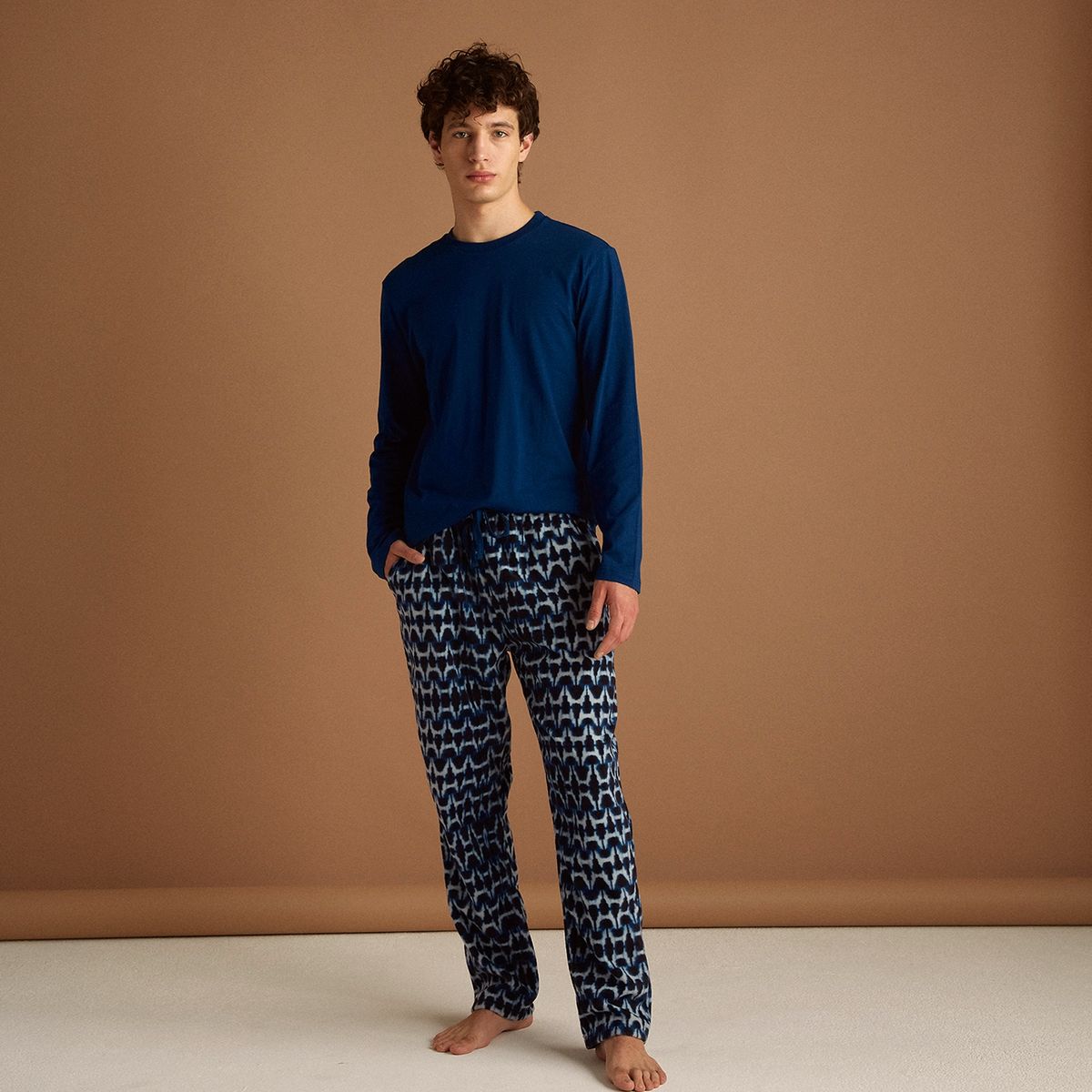 BASEMENT - Basement Pijama Manga Larga Hombre