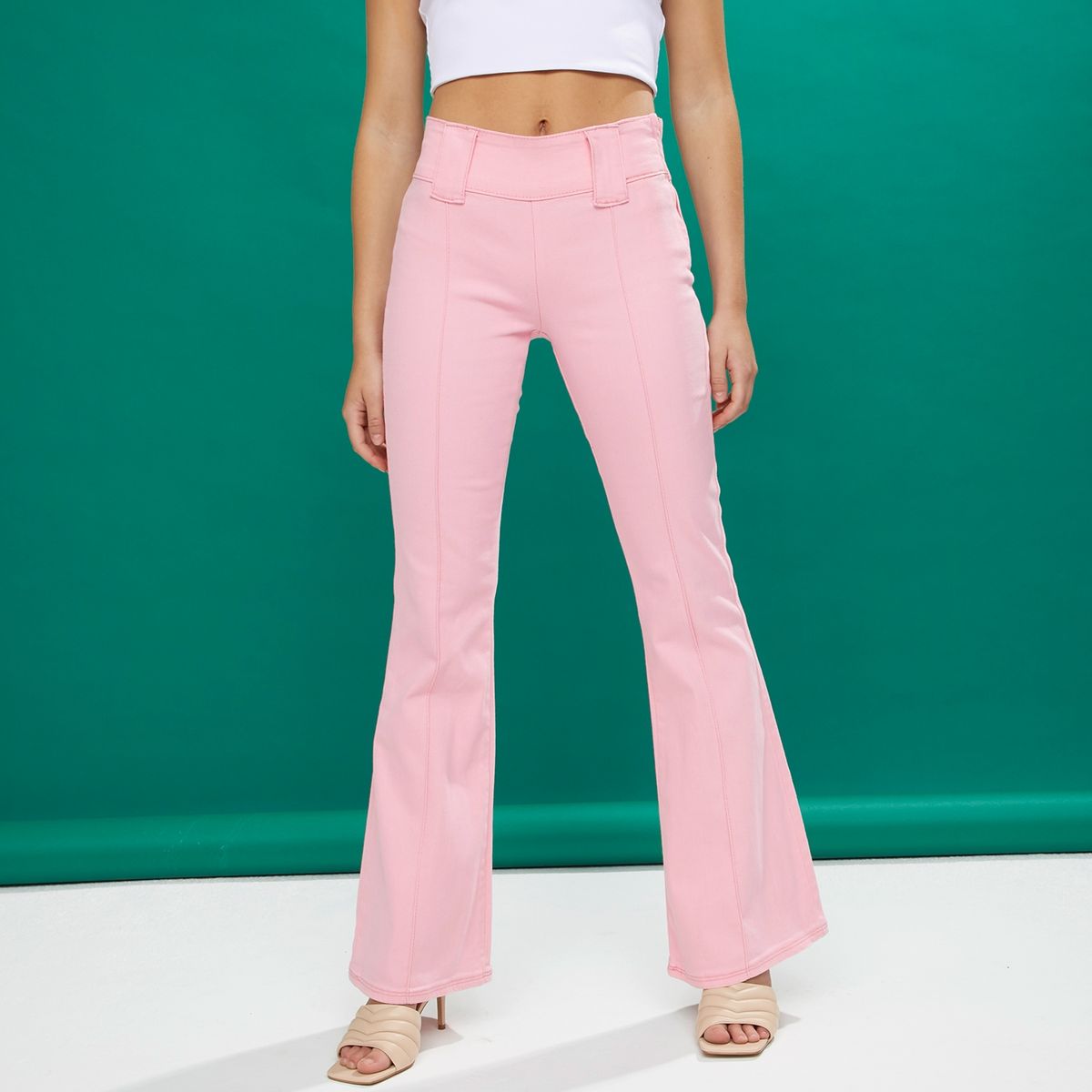 SYBILLA - Sybilla Jeans Flare Tiro Bajo Mujer