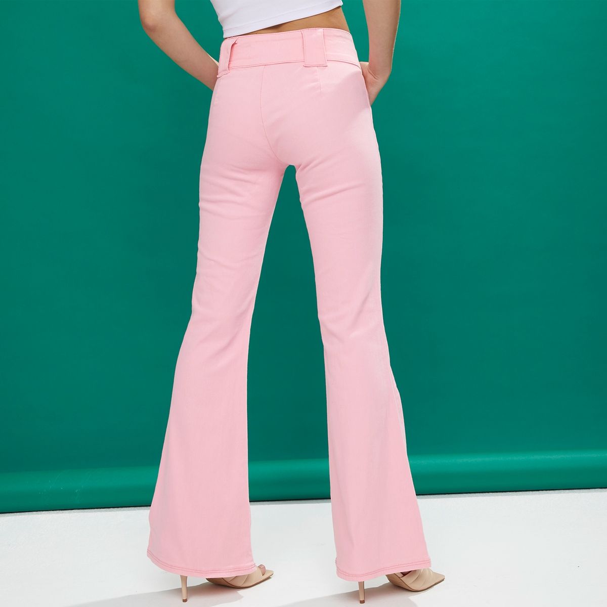 SYBILLA - Sybilla Jeans Flare Tiro Bajo Mujer