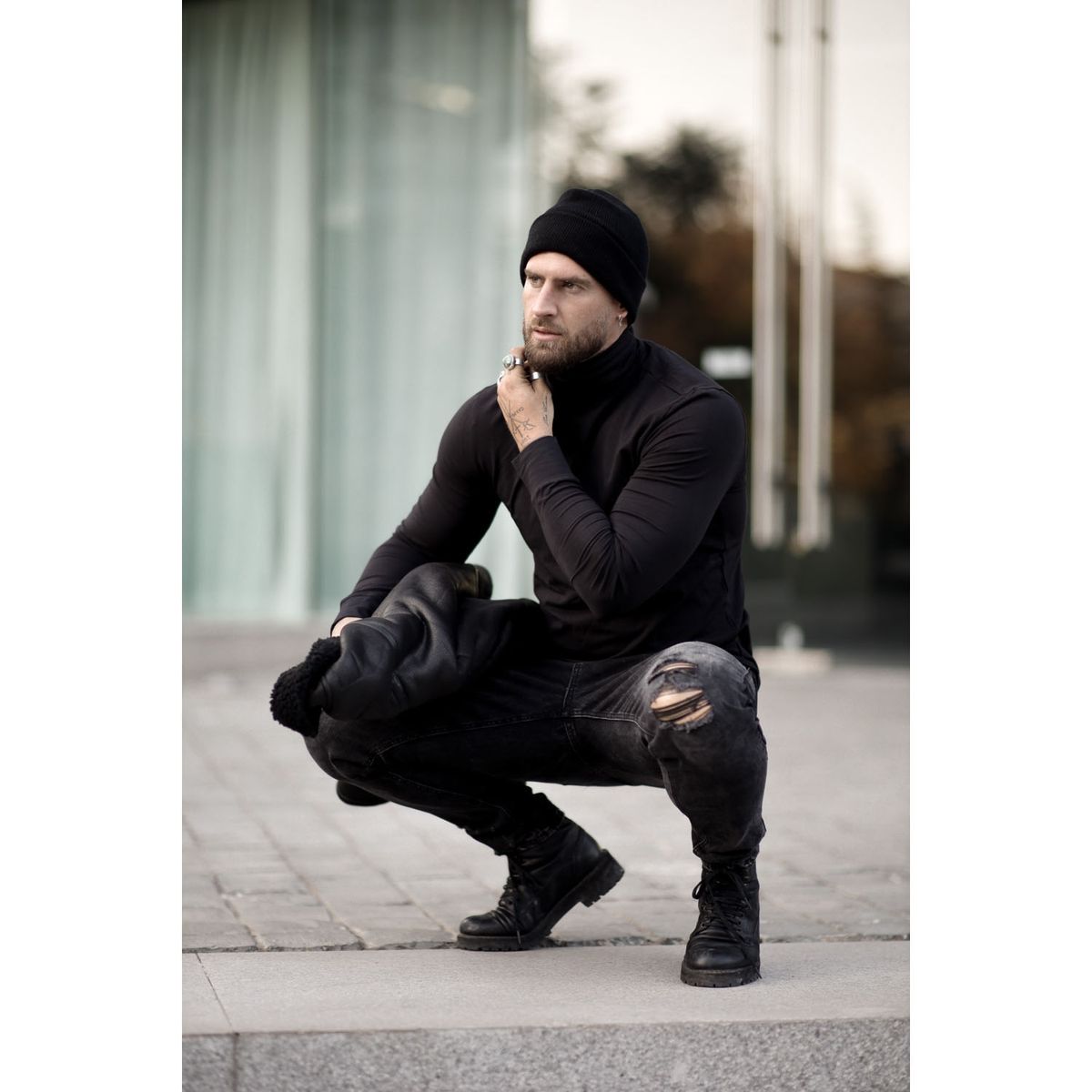 BASEMENT - Polera Hombre