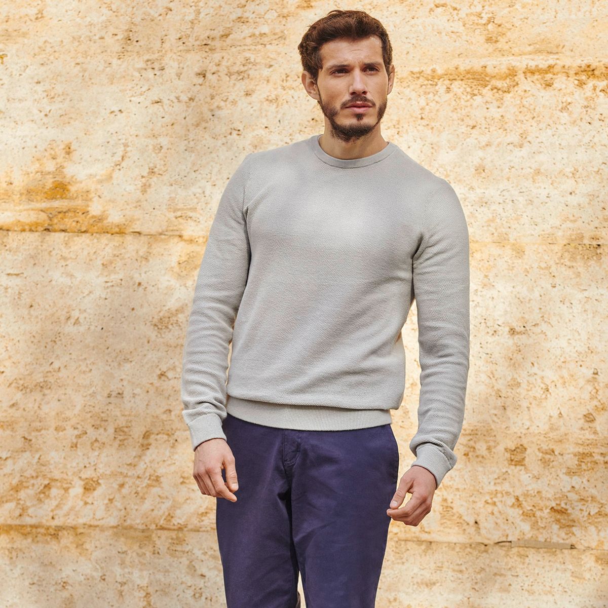 BASEMENT - Basement Pantalón Recto Fit Algodón Hombre