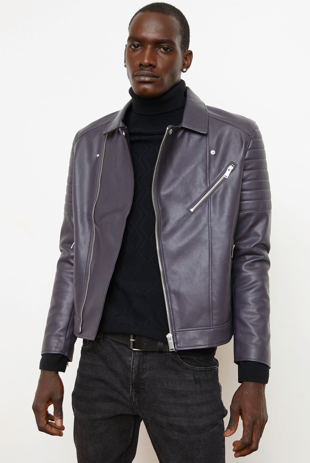 BASEMENT - Basement Chaqueta Biker Hombre