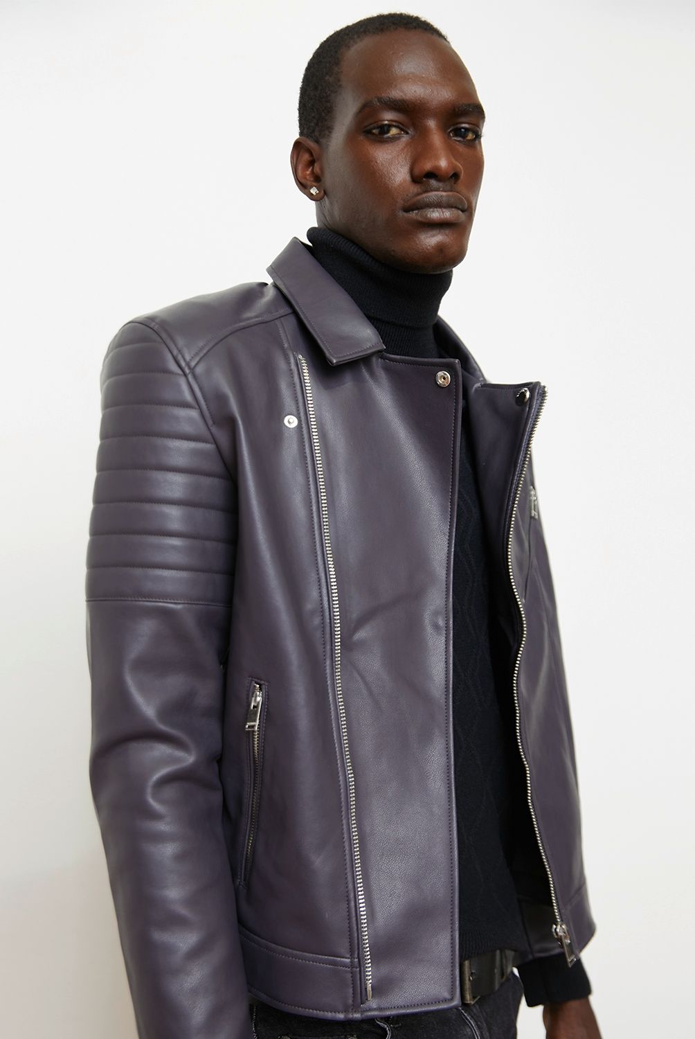 BASEMENT - Basement Chaqueta Biker Hombre