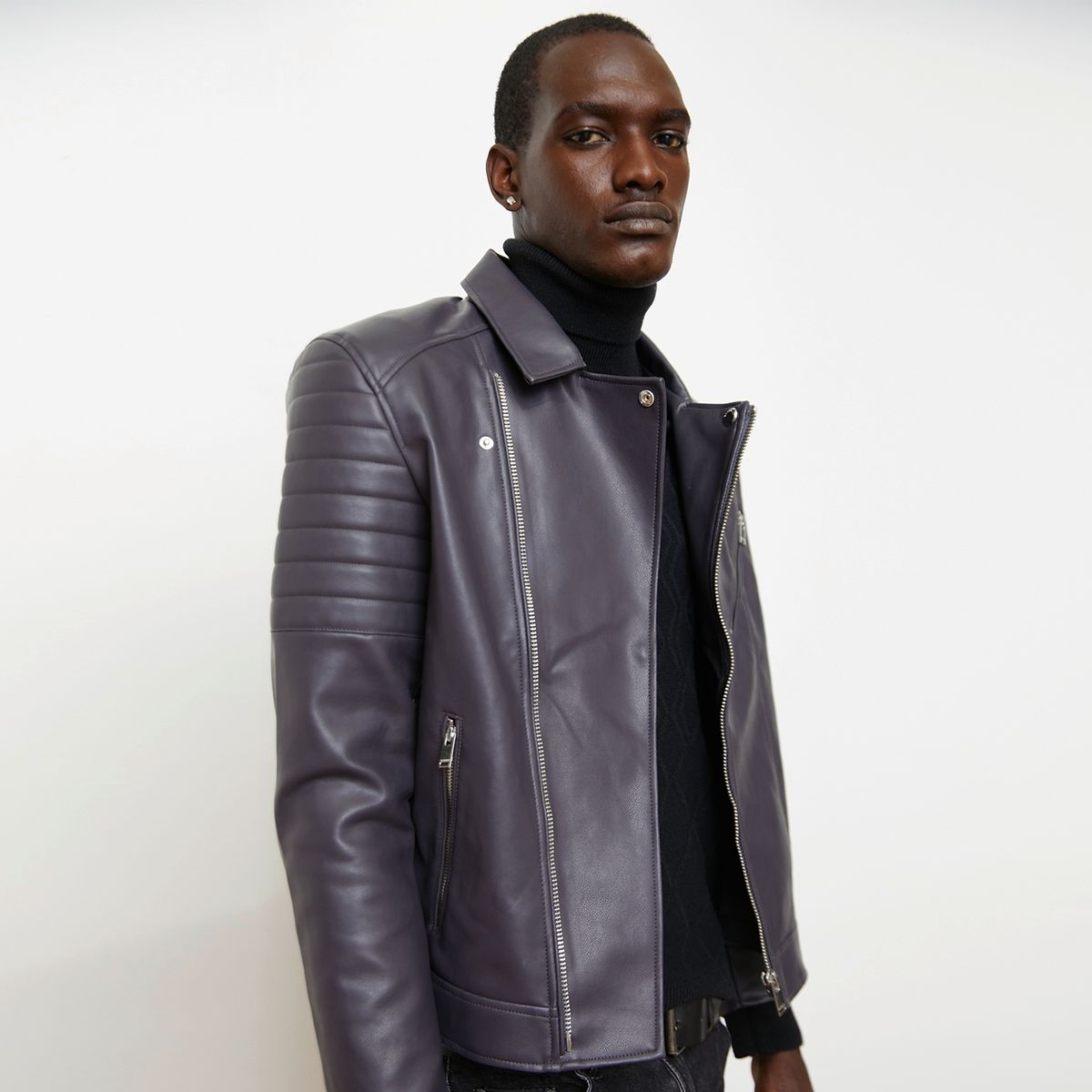 BASEMENT - Basement Chaqueta Biker Hombre