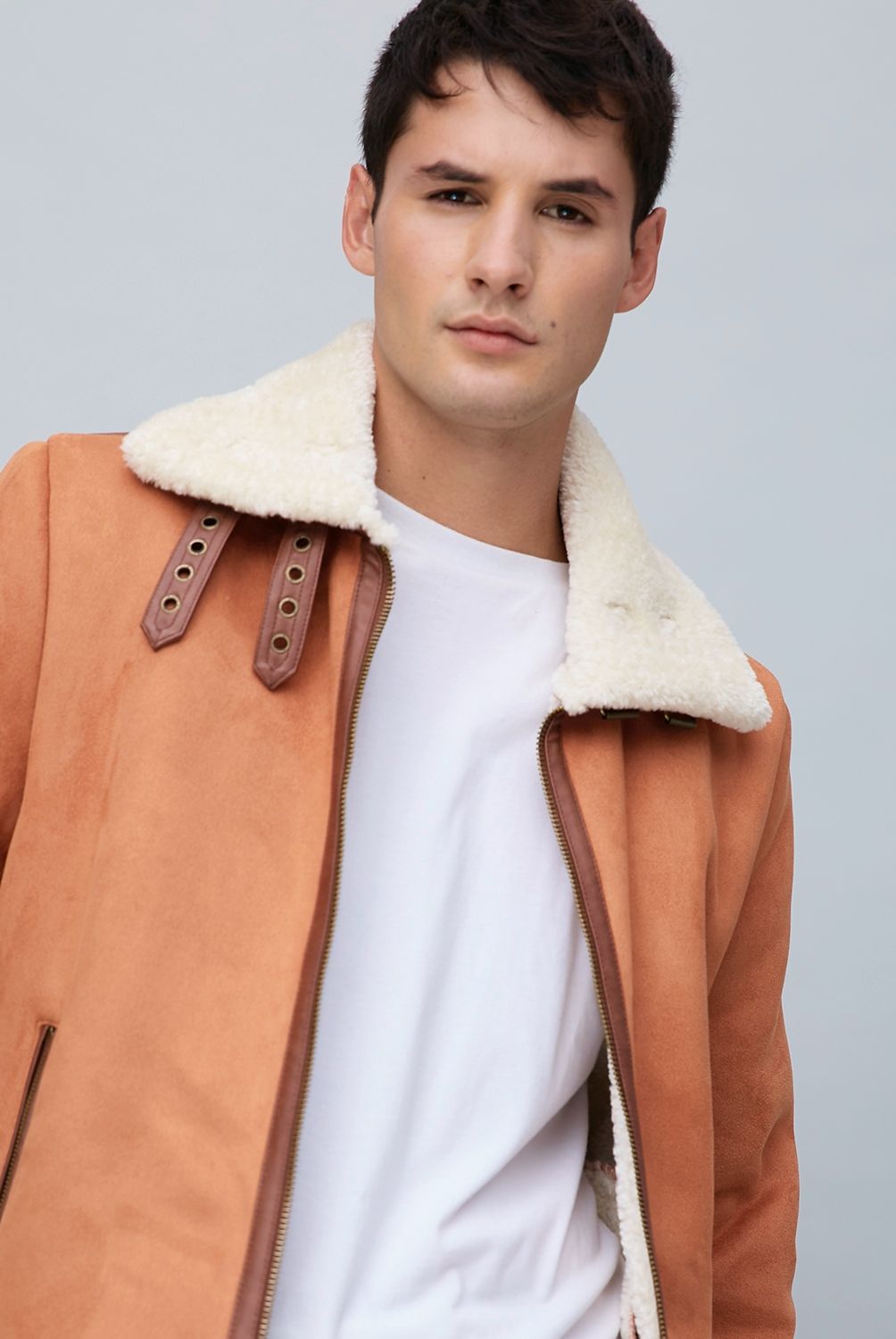 BASEMENT - Chaqueta Cuero Hombre