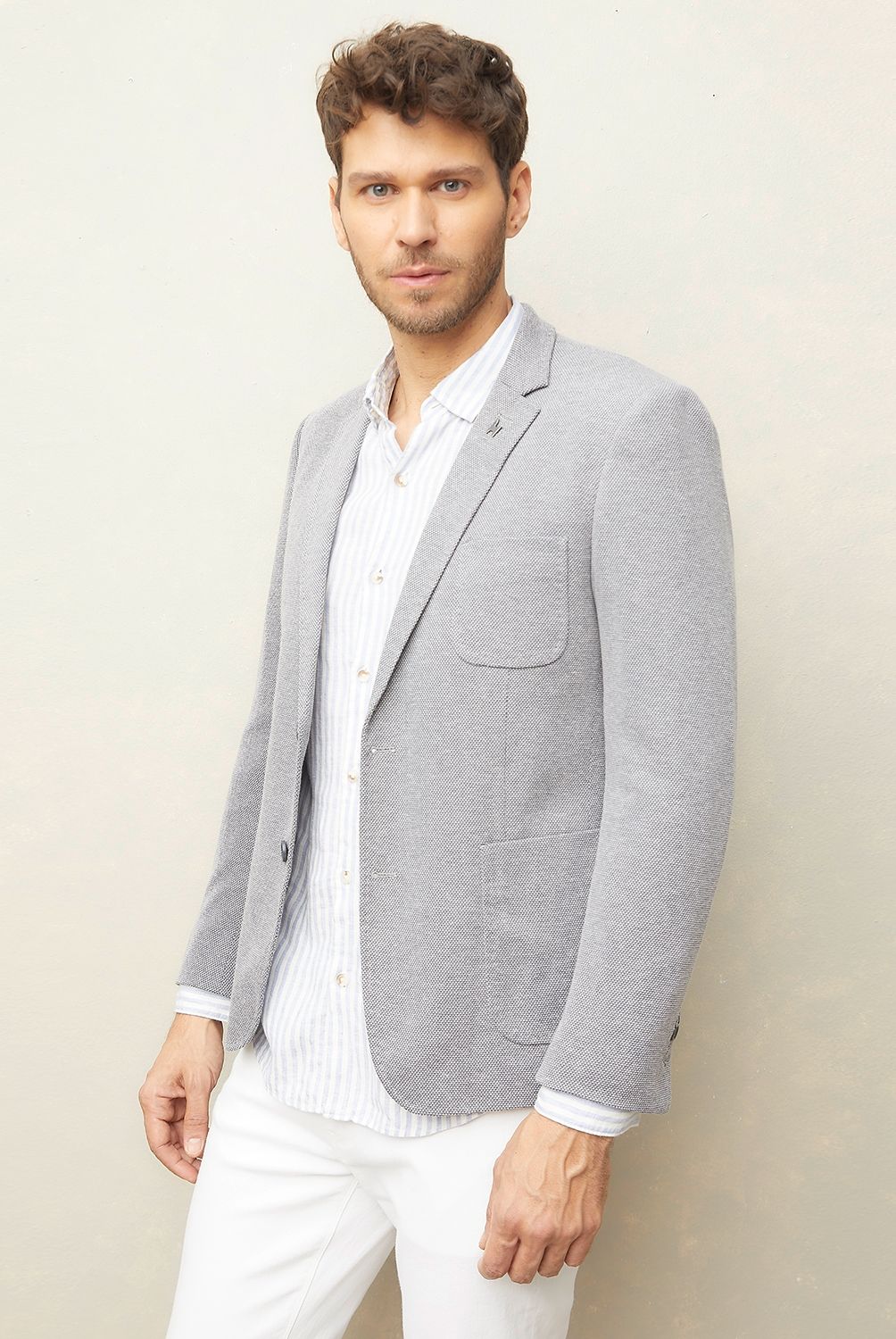 WOLF&HANK - Blazer Slim Fit Wolf&Hank Casual Hombre