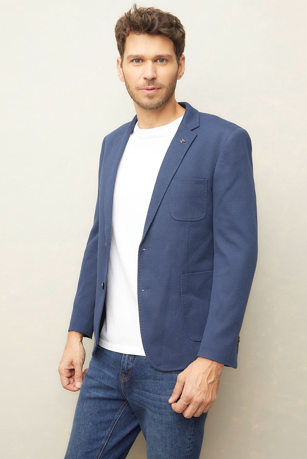 WOLF&HANK - Blazer Slim Fit Wolf&Hank Casual Hombre