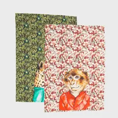 BASEMENT HOME - Paños De Cocina Animal Exotic Set De 2