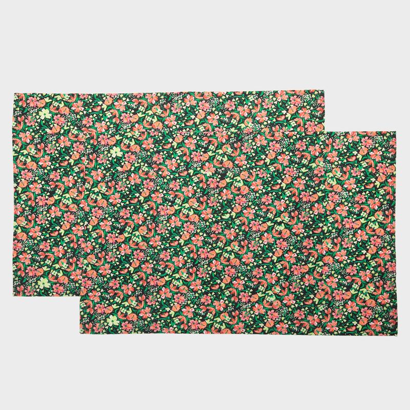 BASEMENT HOME - Set de Paños de Cocina Basement Home Algodón Estampado Floral
