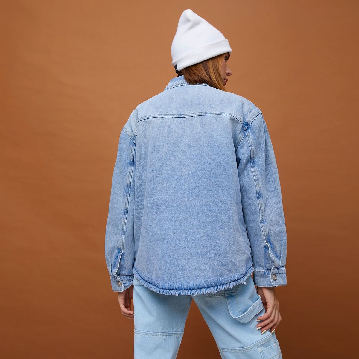 AMERICANINO - Chaqueta Jeans Forro Chiporro Mujer Americanino