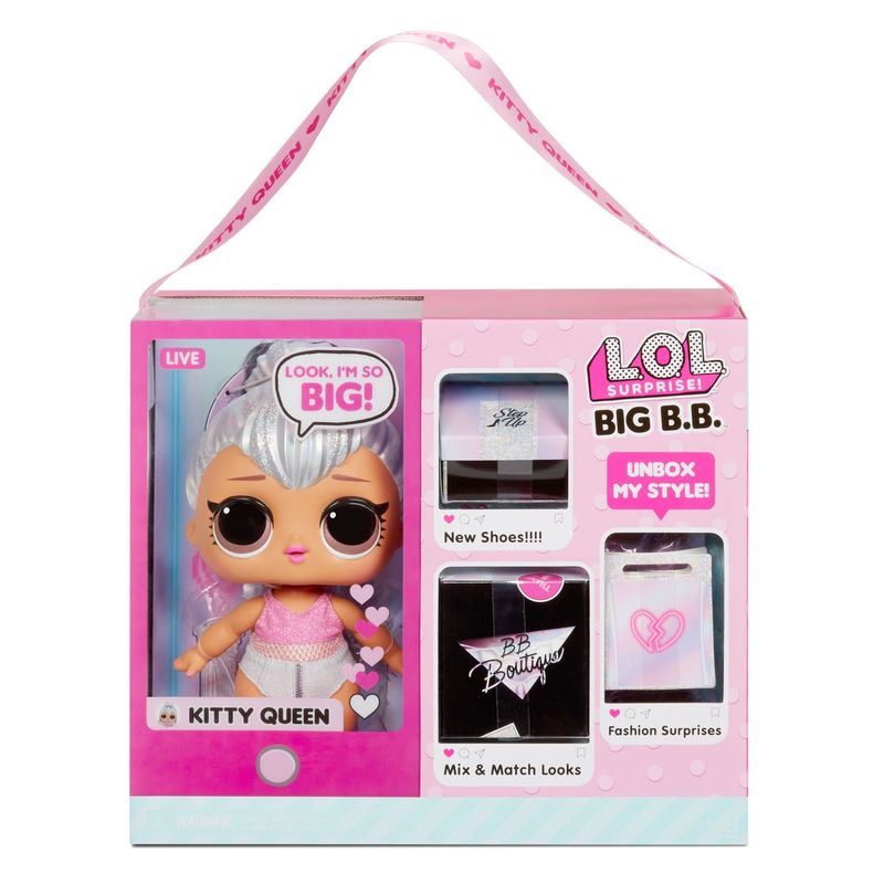 LOL - Lol Suprise Muñeca Big B.B.- Kitty Queen 8 Cms