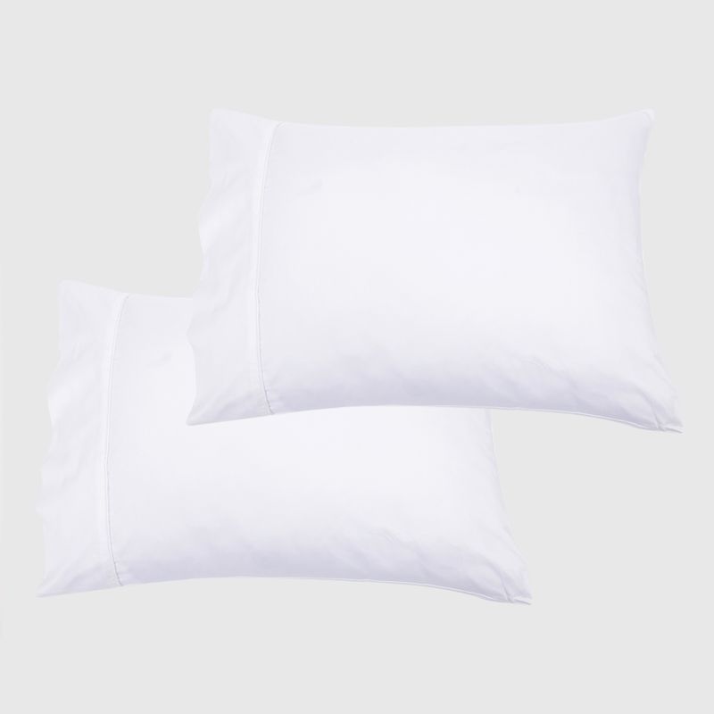 DROM - Set Funda de Almohada 300 Hilos Antibacterial Silver Drom