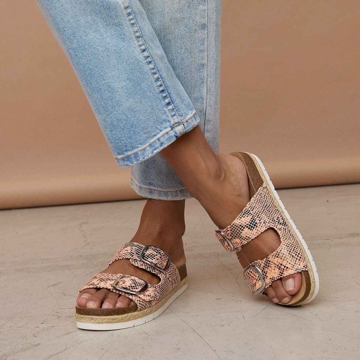 BASEMENT - Sandalia Mujer Multicolor Basement