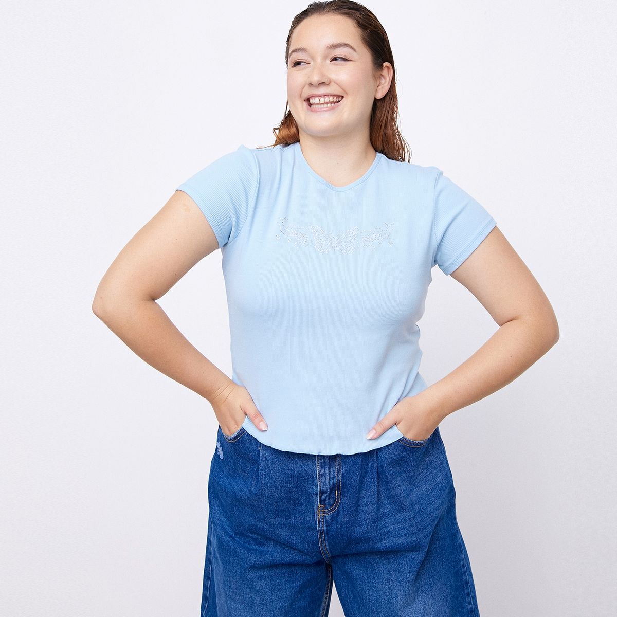 SYBILLA - Sybilla Polera Manga Corta Mujer