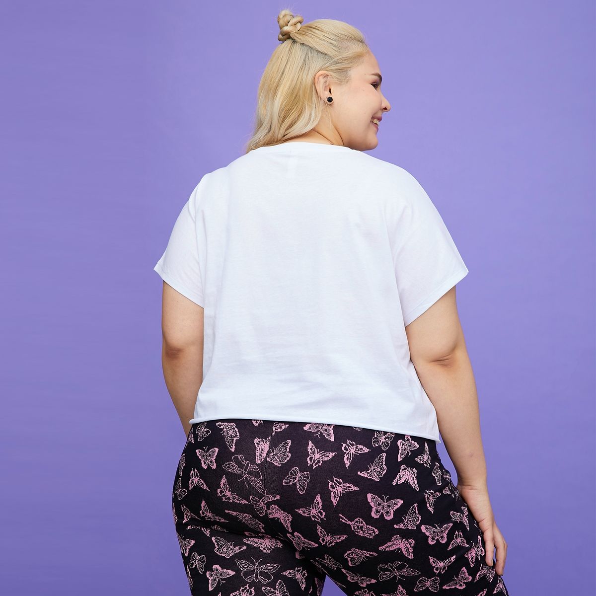 SYBILLA - Polera Manga Corta Algodón Orgánico Mujer Sybilla