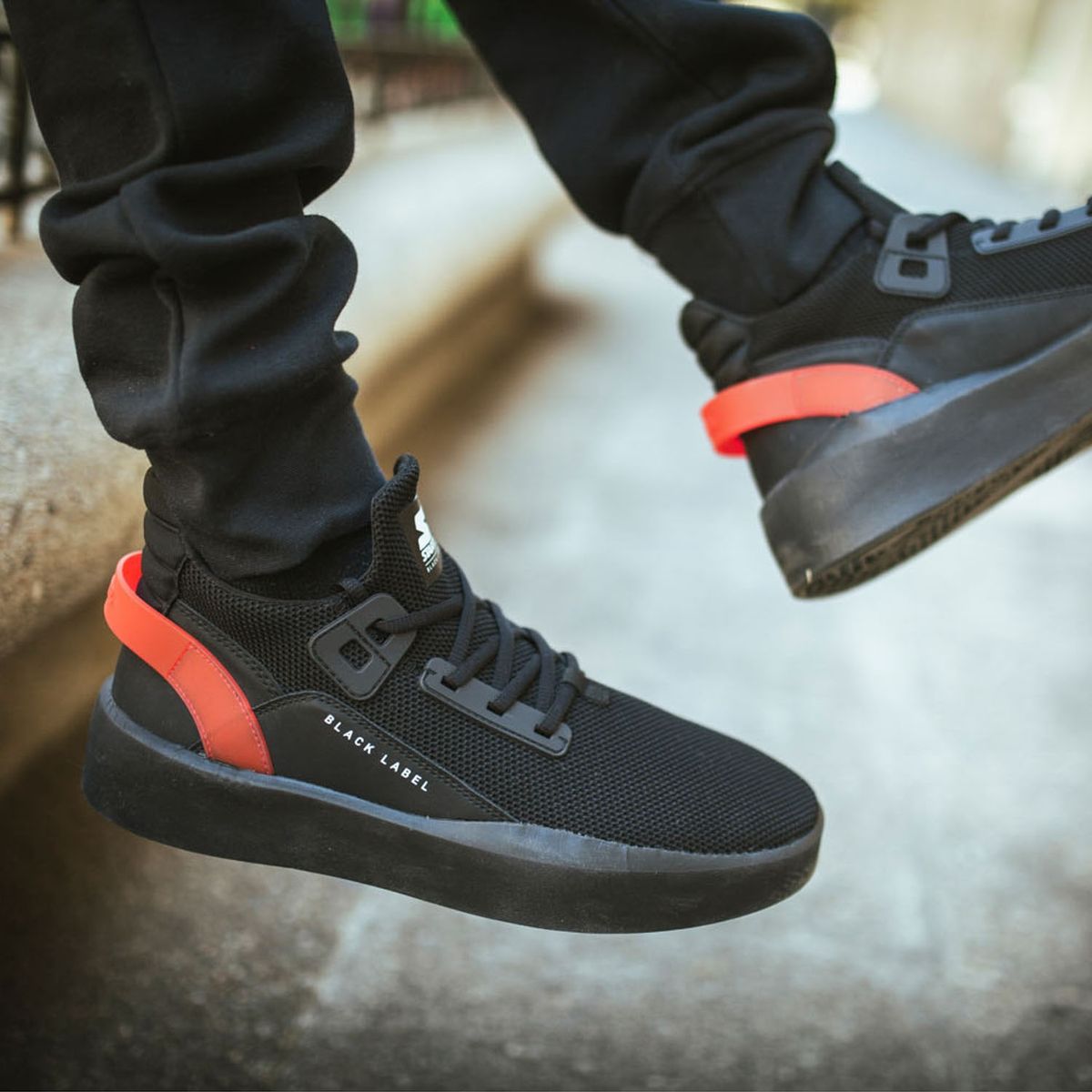 STARTER - Wing High Zapatilla Urbana Hombre Negra Starter