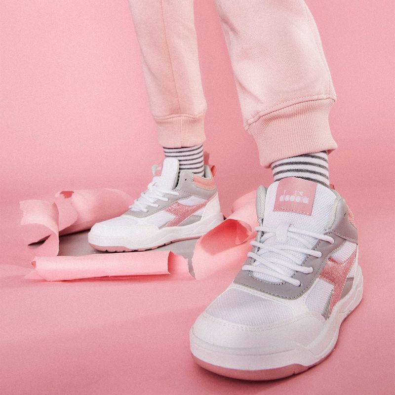 DIADORA - Zapatilla Urbana Niña Blanca Diadora