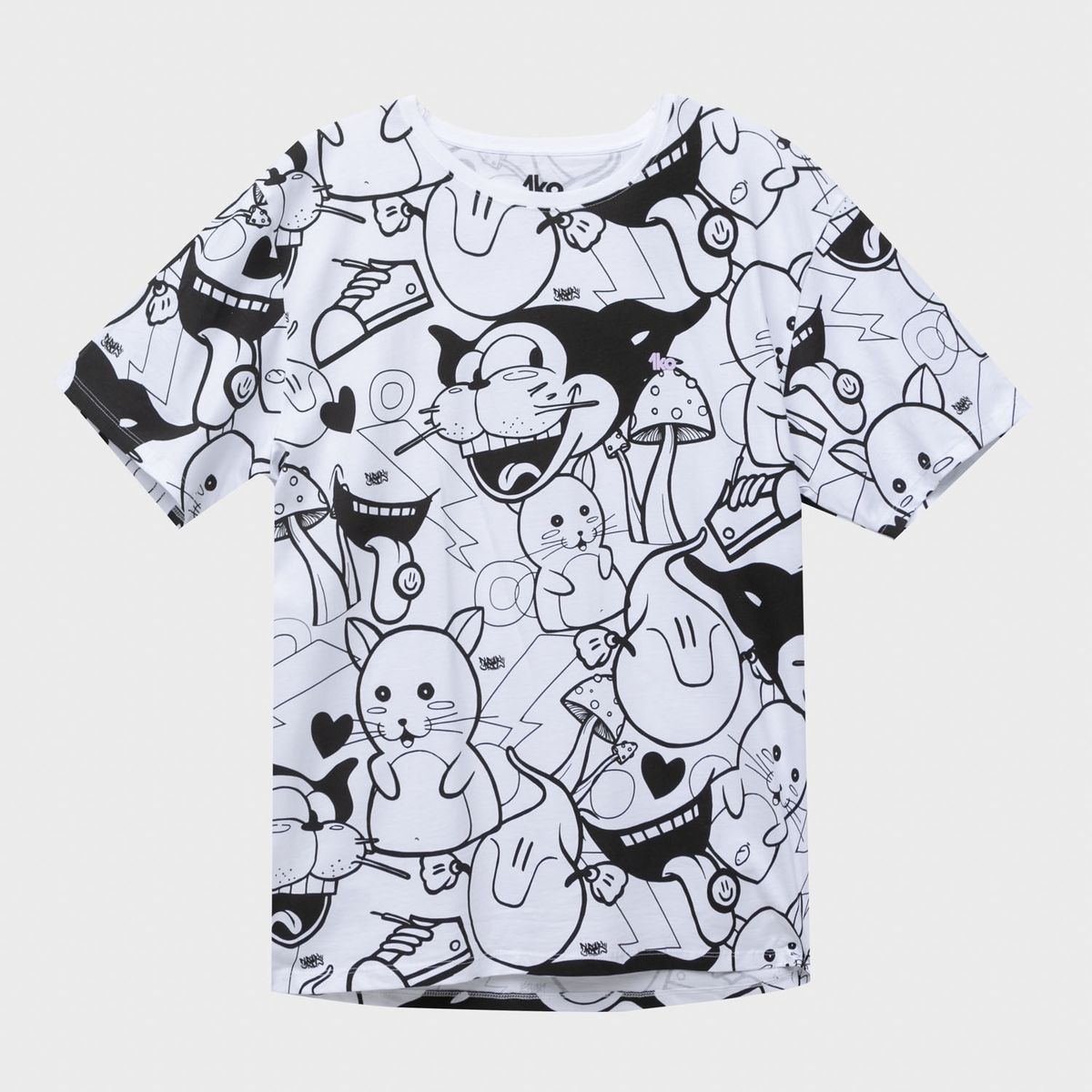 1KO - 1Ko Polera Manga Corta Algodon Hombre