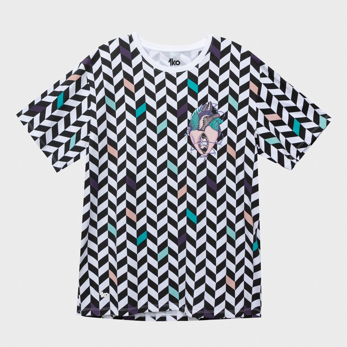 1KO - 1Ko Polera Manga Corta Algodon Hombre