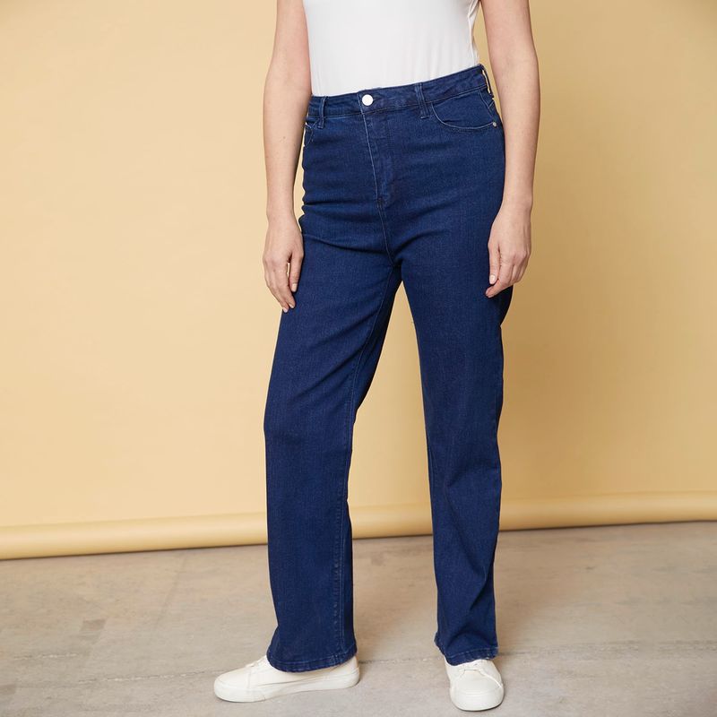 S COCCI - Jeans Recto Tiro Alto Mujer S. Cocci